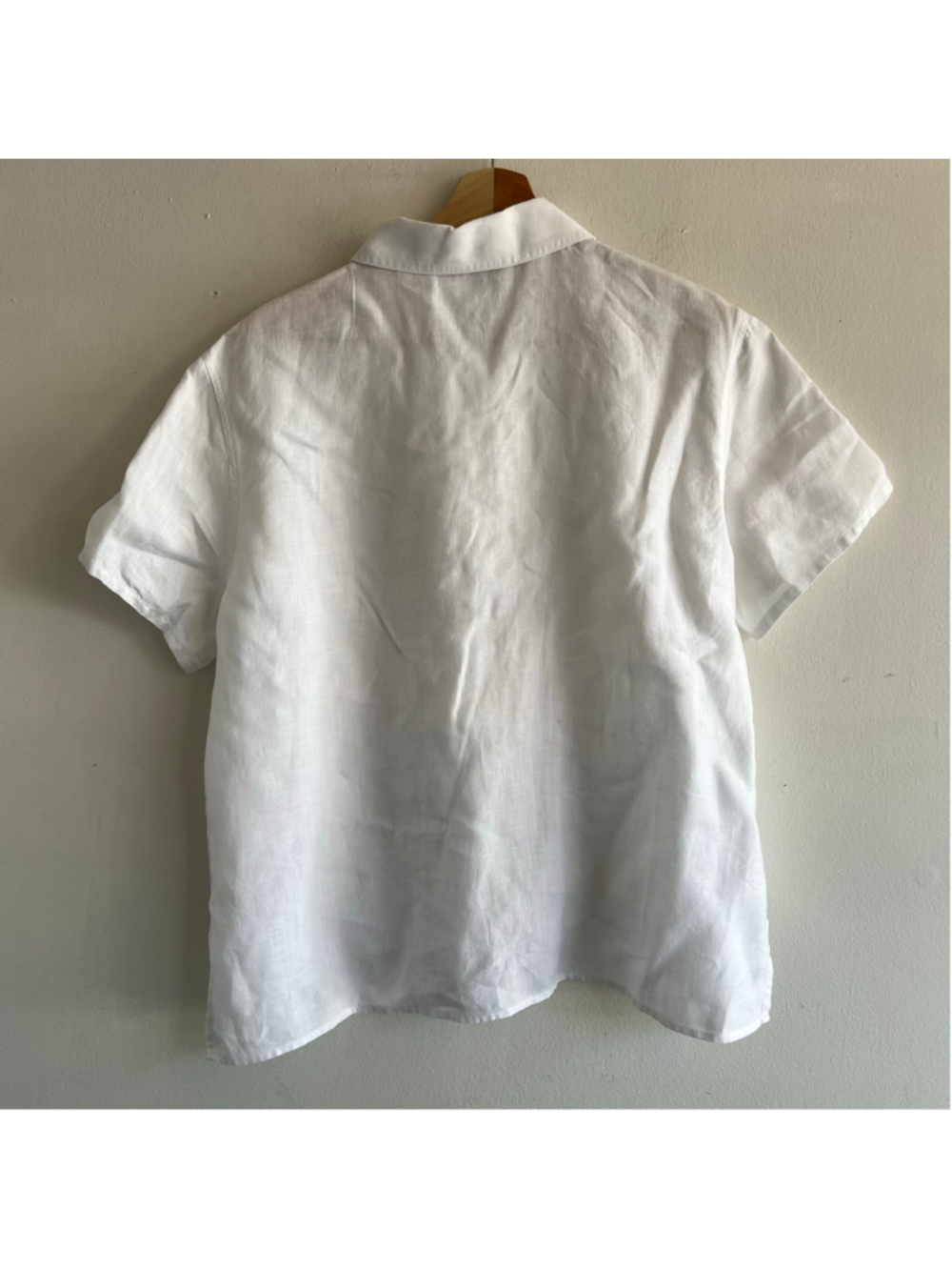 J. Jill White Short-Sleeve Button Down Shirt - Picture 5 of 5